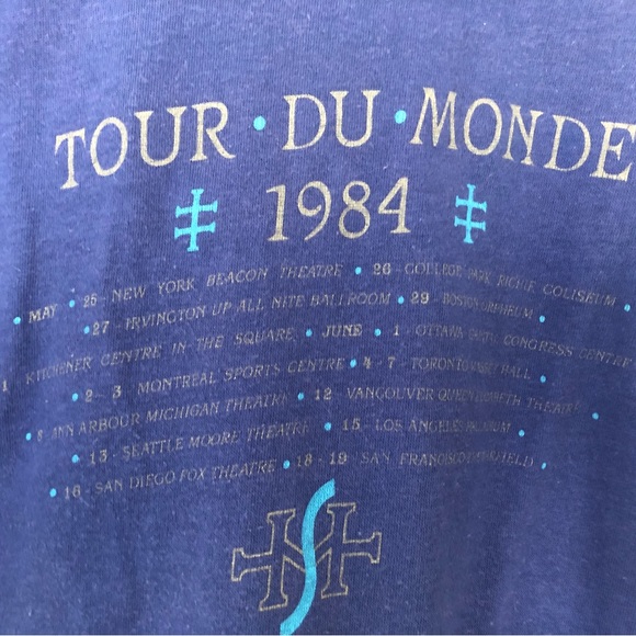 Simple Minds official concert T and pin. 1984 North American tour. - Picture 2 of 4